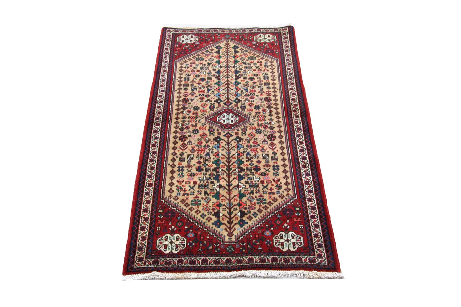 Perserteppich - Nomadic 155 x 69 cm - rot
