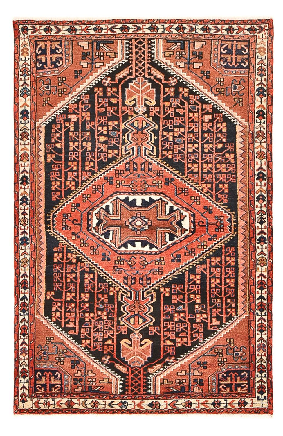 Perserteppich - Nomadic - 183 x 117 cm - hellrot