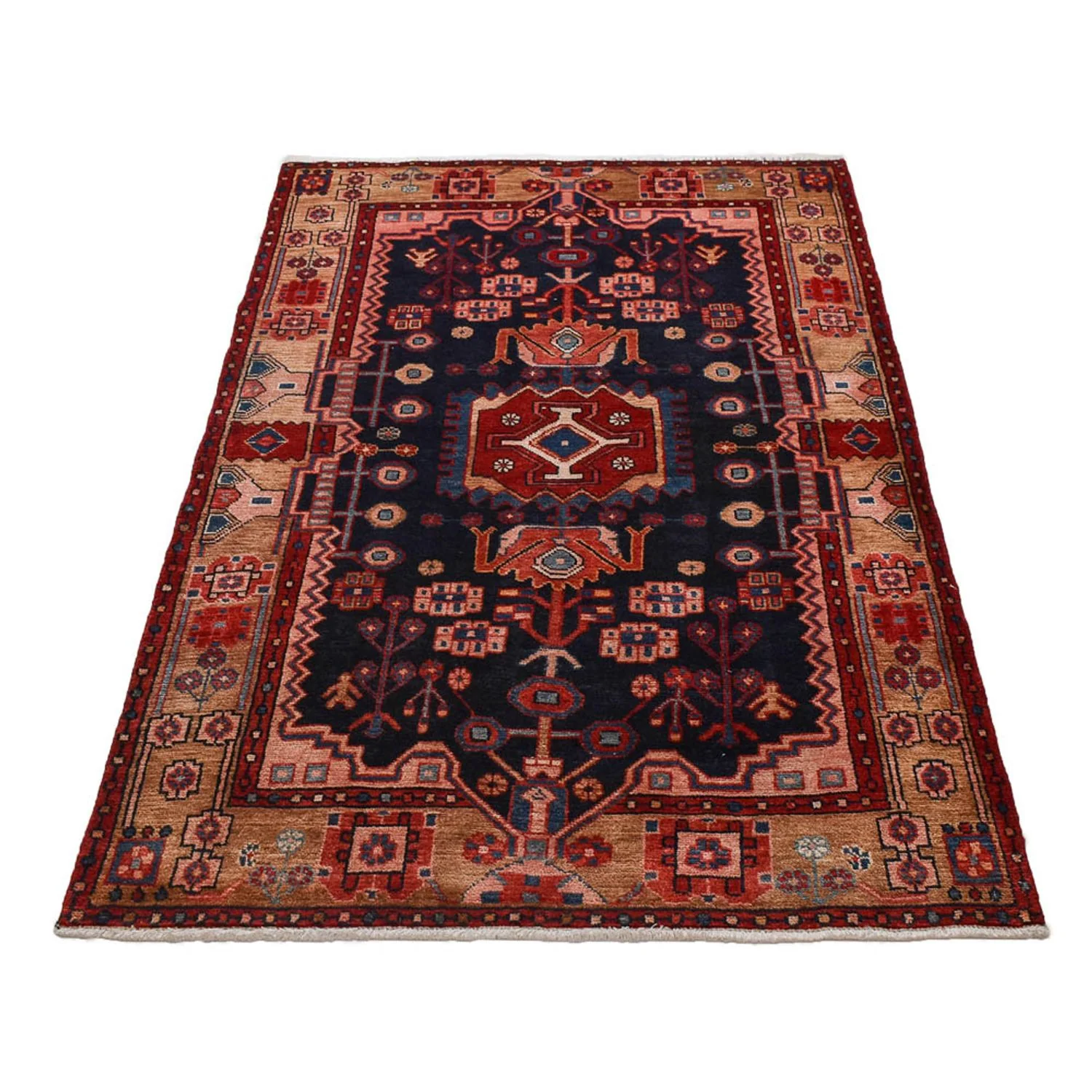 Perserteppich - Nomadic - 191 x 118 cm - dunkelblau - Image 5
