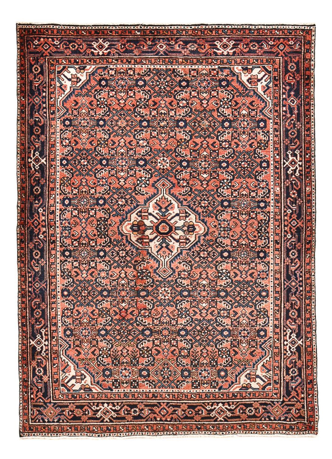 Perserteppich - Nomadic - 208 x 147 cm - hellrot