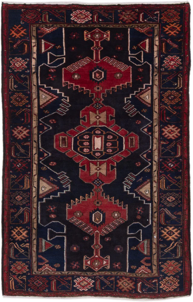 Perserteppich - Nomadic - 210 x 140 cm - mehrfarbig