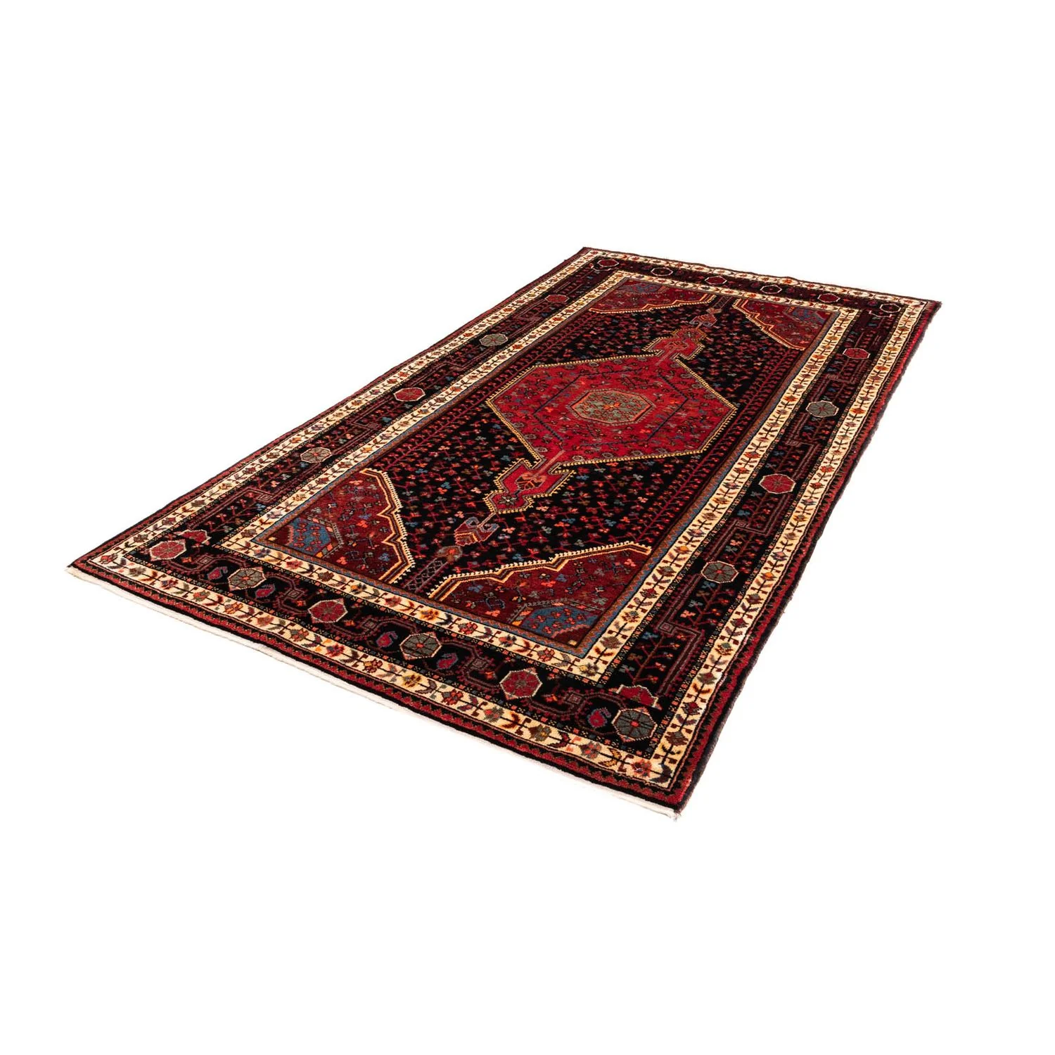 Perserteppich - Nomadic 246 x 136 cm - dunkelblau - Image 5