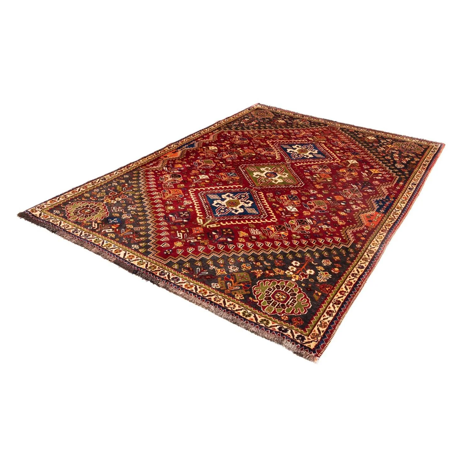 Perserteppich - Nomadic 257 x 173 cm - dunkelrot - Image 5