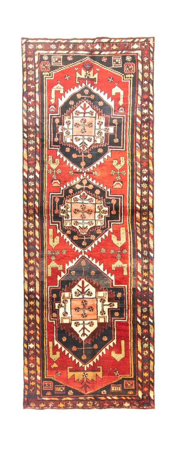 Perserteppich - Nomadic 292 x 105 cm - rot