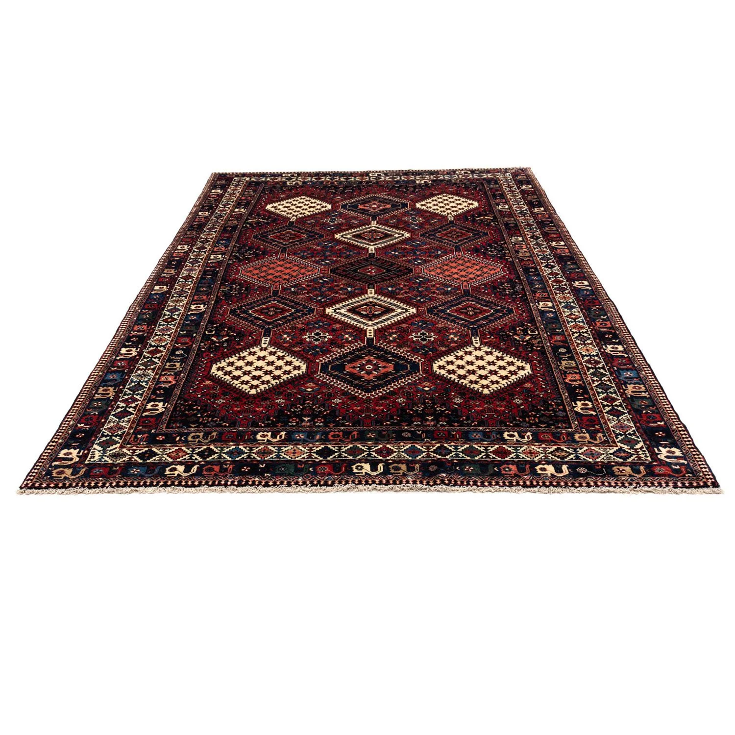 Perserteppich - Nomadic 300 x 202 cm - dunkelrot - Image 5