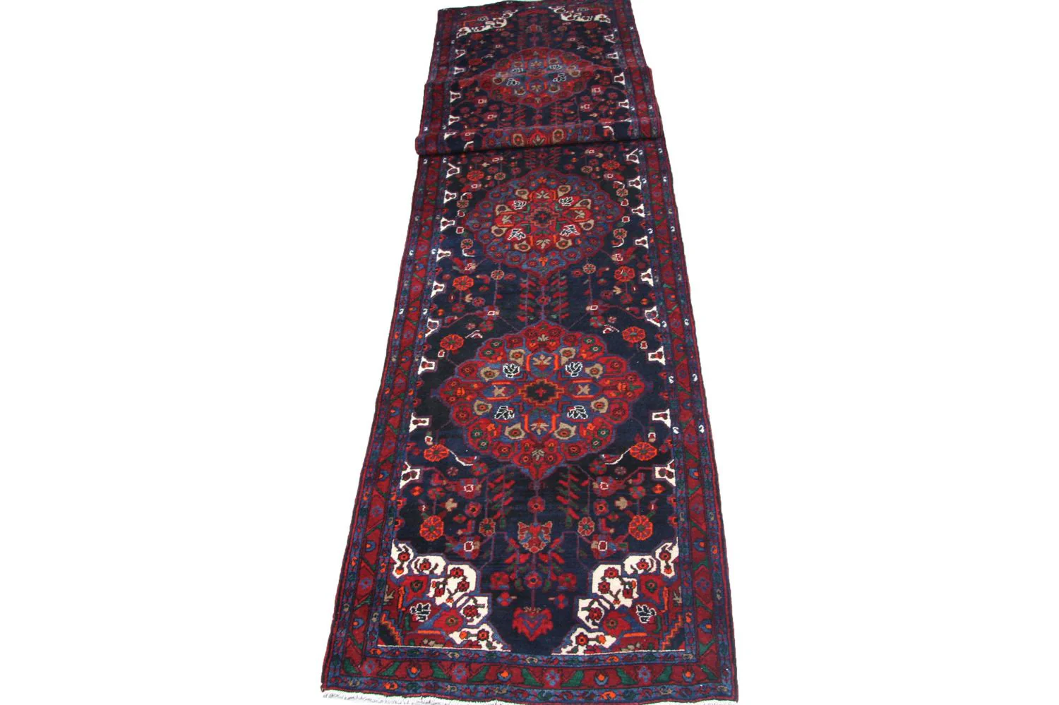 Perserteppich - Nomadic 525 x 118 cm - blau