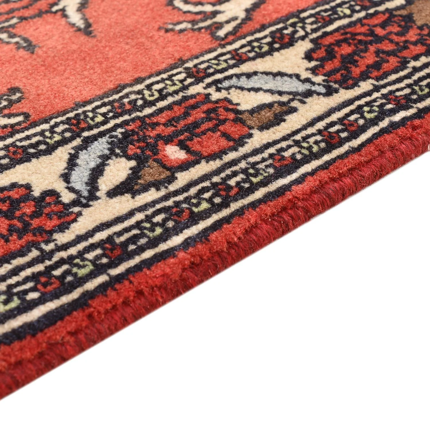 Perserteppich - Nomadic - 78 x 67 cm - rot - Image 3