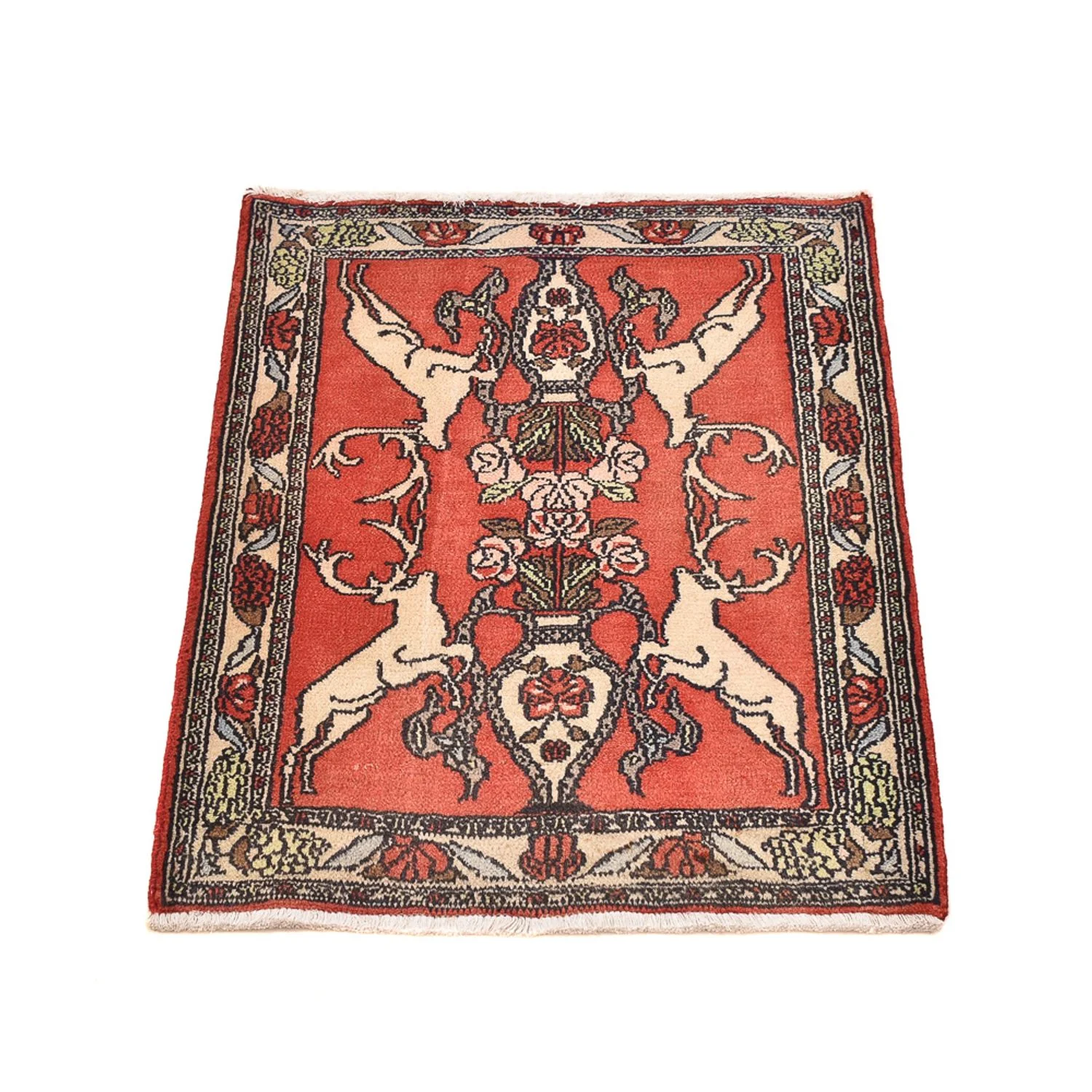 Perserteppich - Nomadic - 78 x 67 cm - rot - Image 4