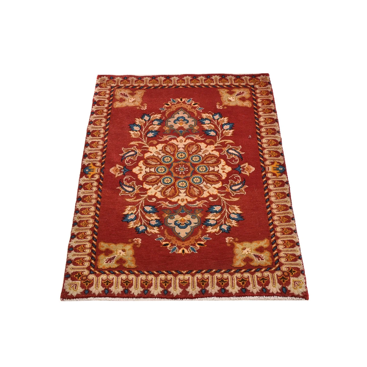 Perserteppich - Nomadic - 93 x 64 cm - rot - Image 4