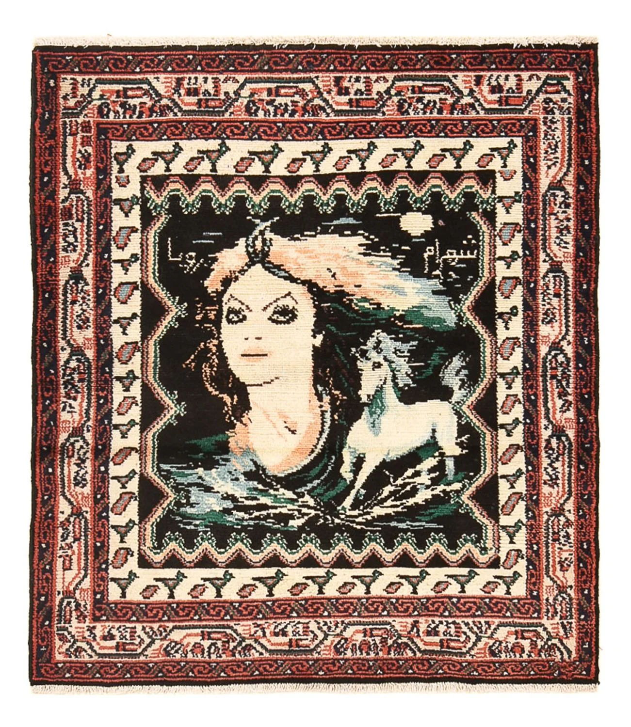 Hamadan Teppich 118x101cm - Perserteppich
