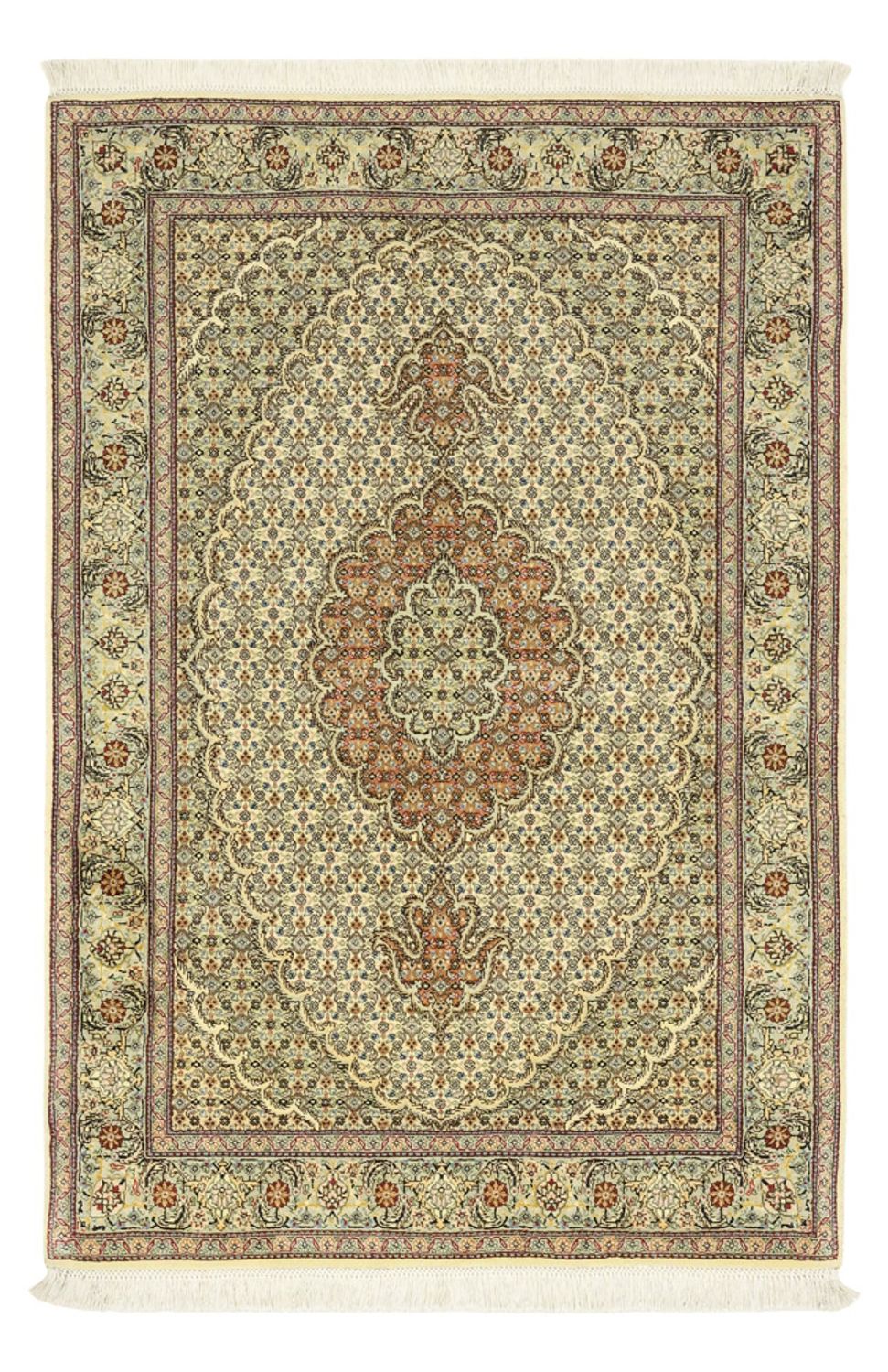 Täbriz - 50 Raj Teppich 150x102cm - Perserteppich