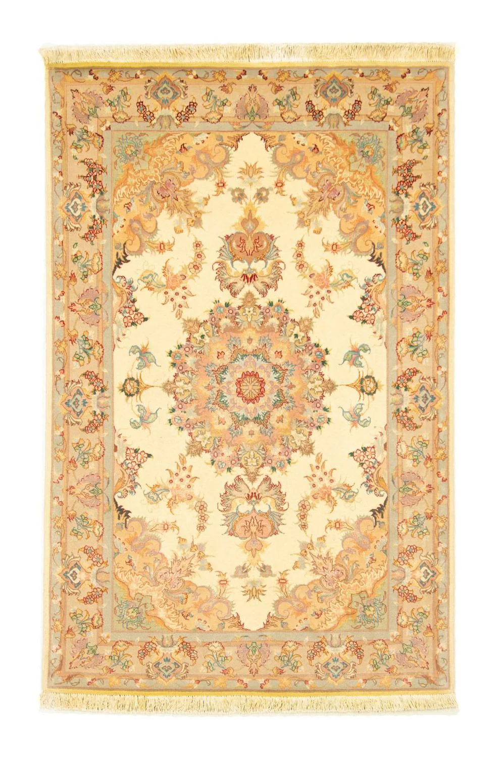 Täbriz - 50 Raj Teppich 154x102cm - Perserteppich