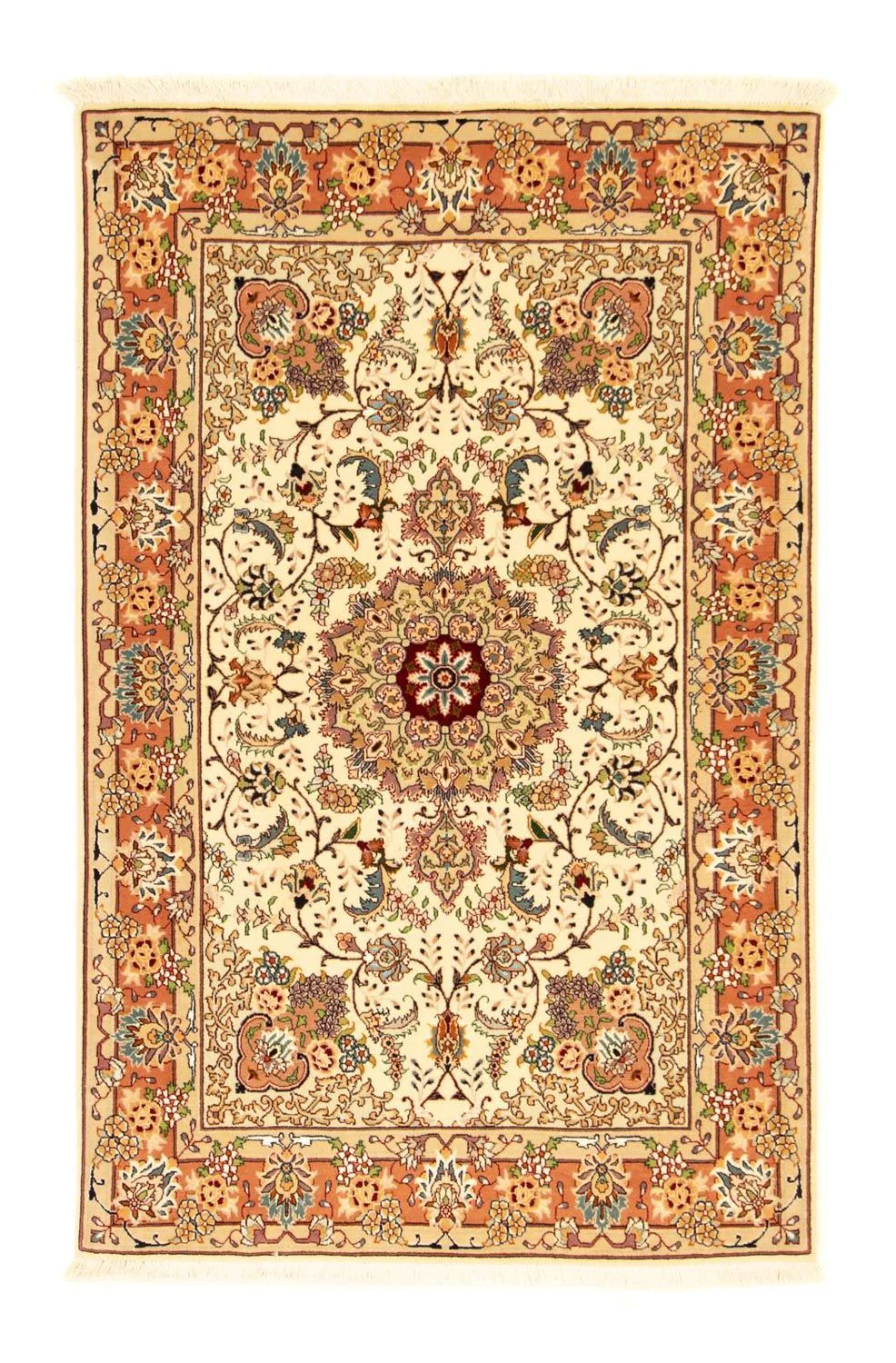 Täbriz - 50 Raj Teppich 154x103cm - Perserteppich
