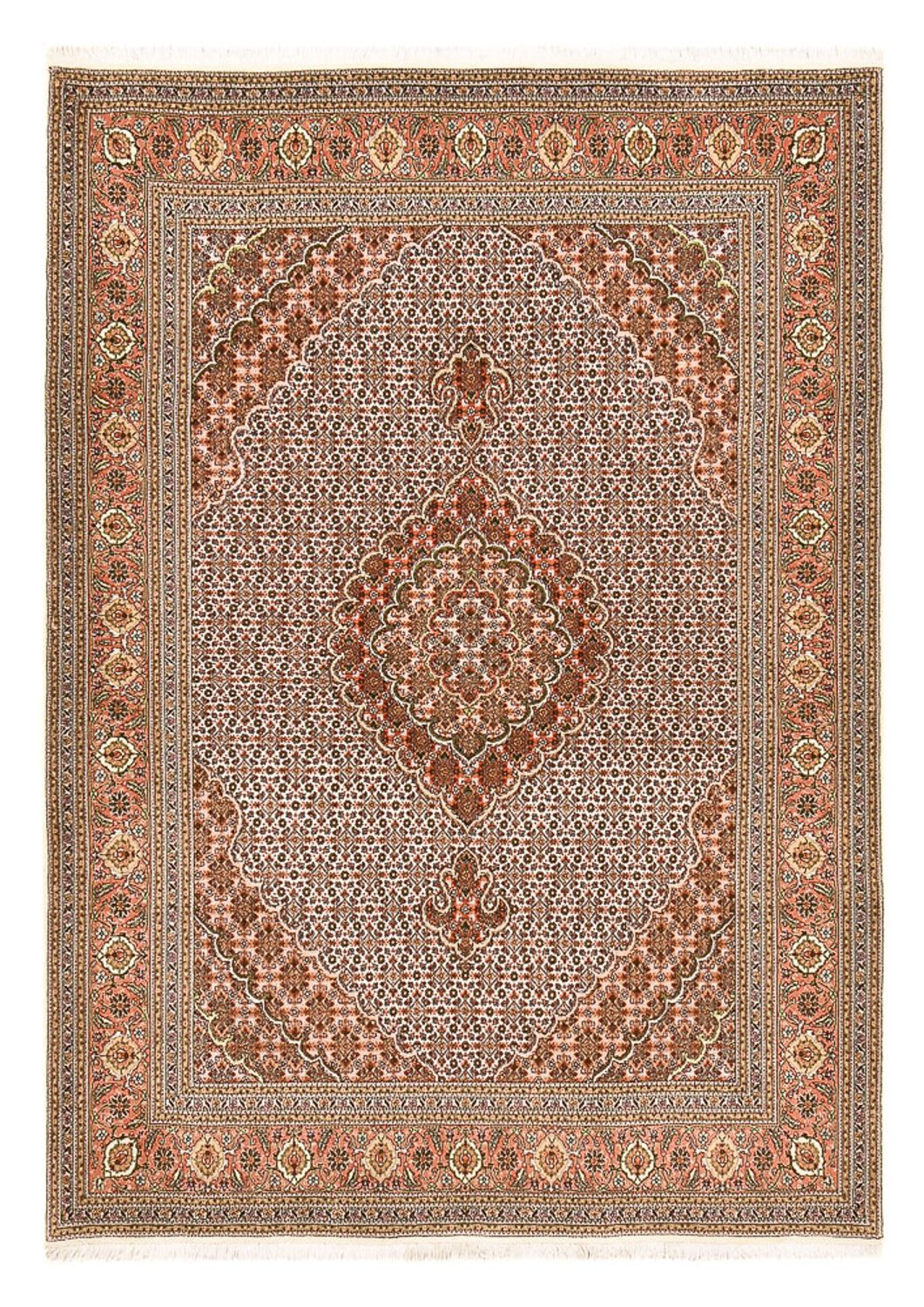 Täbriz - 50 Raj Teppich 210x151cm - Perserteppich