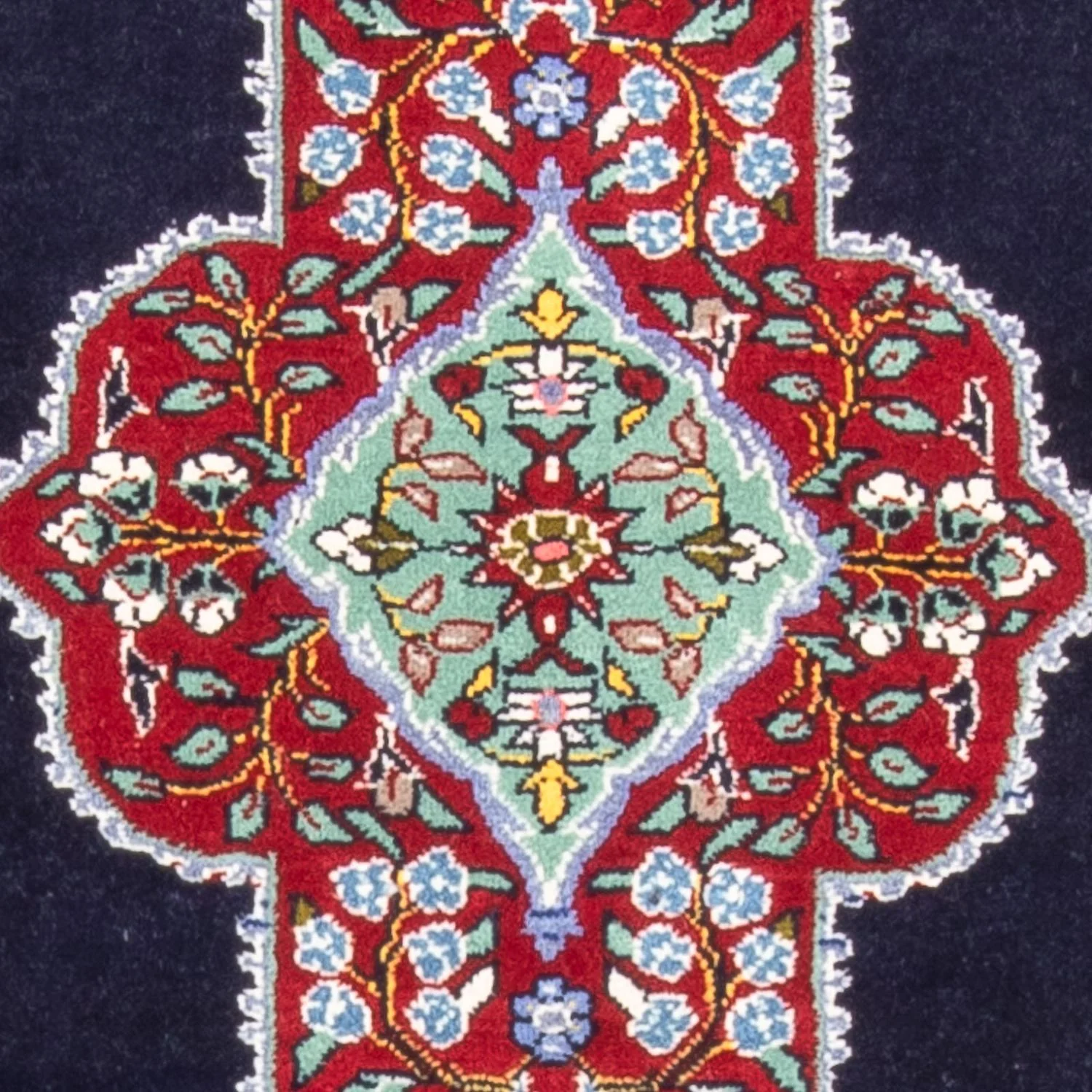 Perserteppich - Täbriz - Royal - 96 x 76 cm - dunkelblau - Image 2