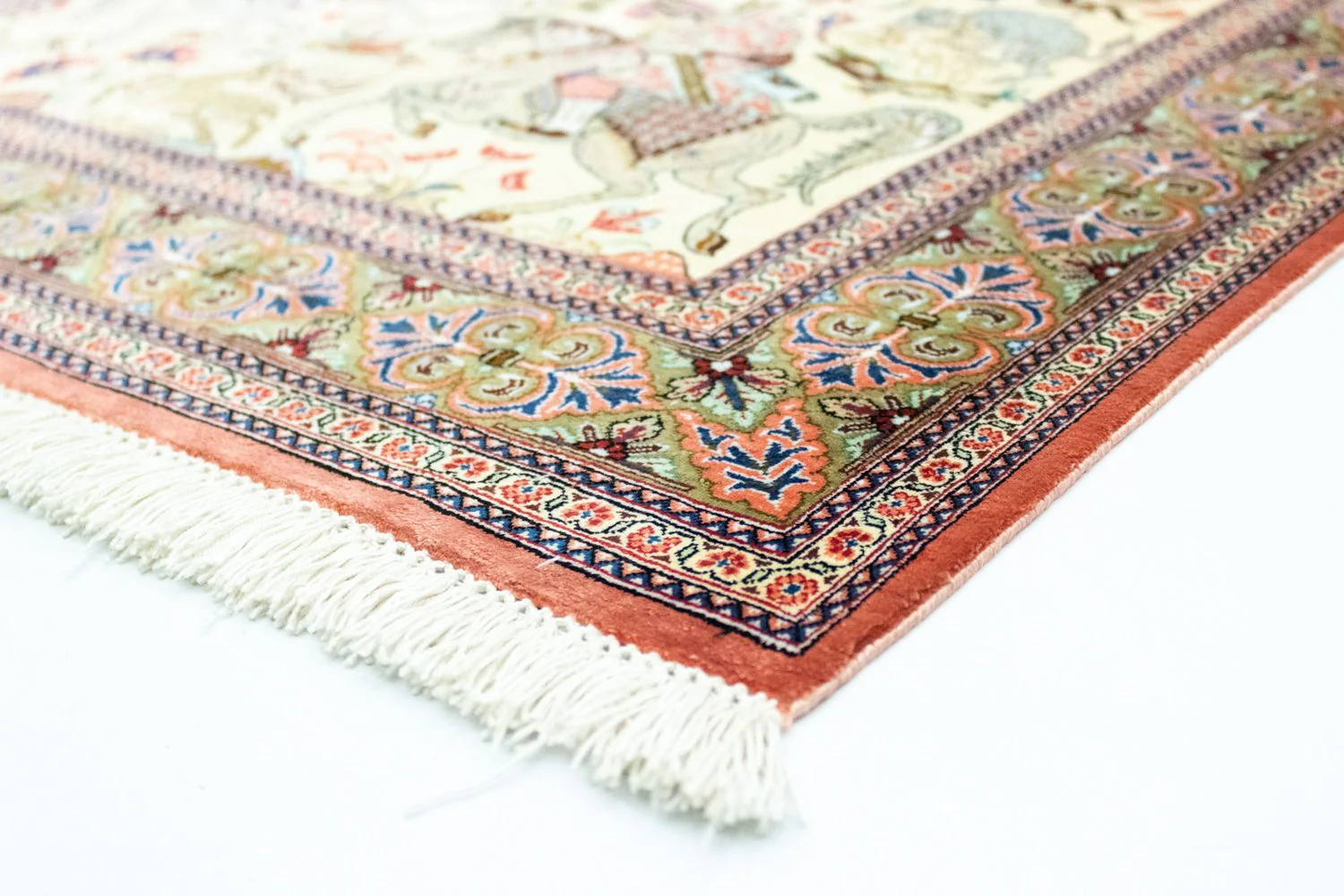 Seidenteppich - Ghom Seide - Premium 121 x 77 cm Teppichbrücke - Image 3