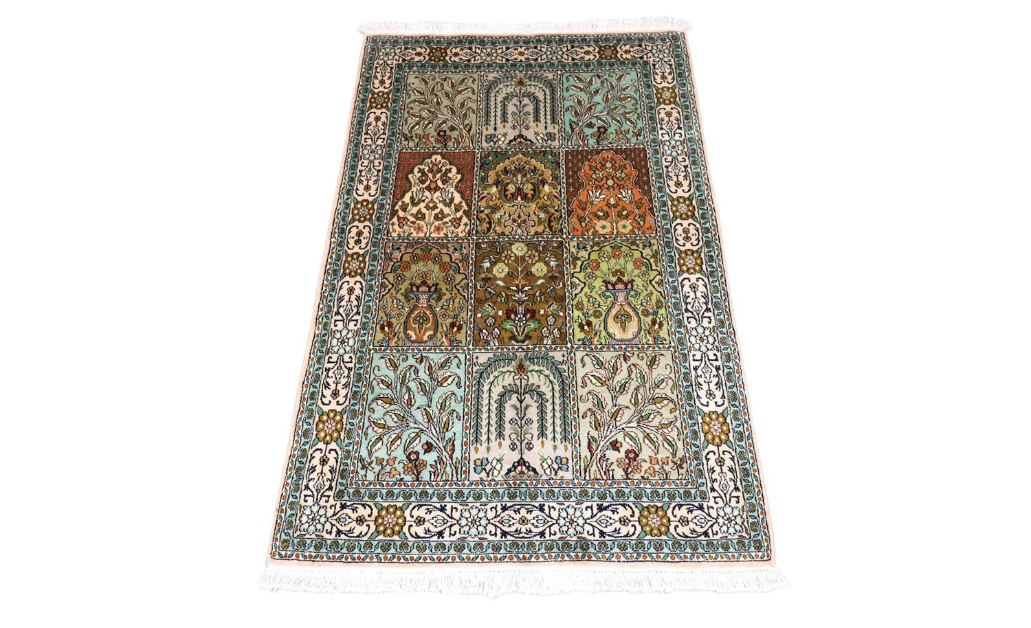 Seidenteppich - Kaschmir Seide 151 x 95 cm Teppichbrücke - Image 3