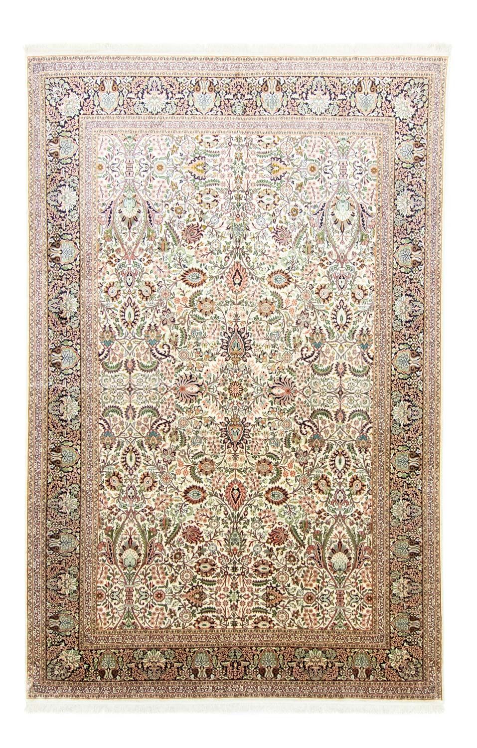 Seidenteppich - Kaschmir Seide 316 x 211 cm Wohnzimmer Teppich