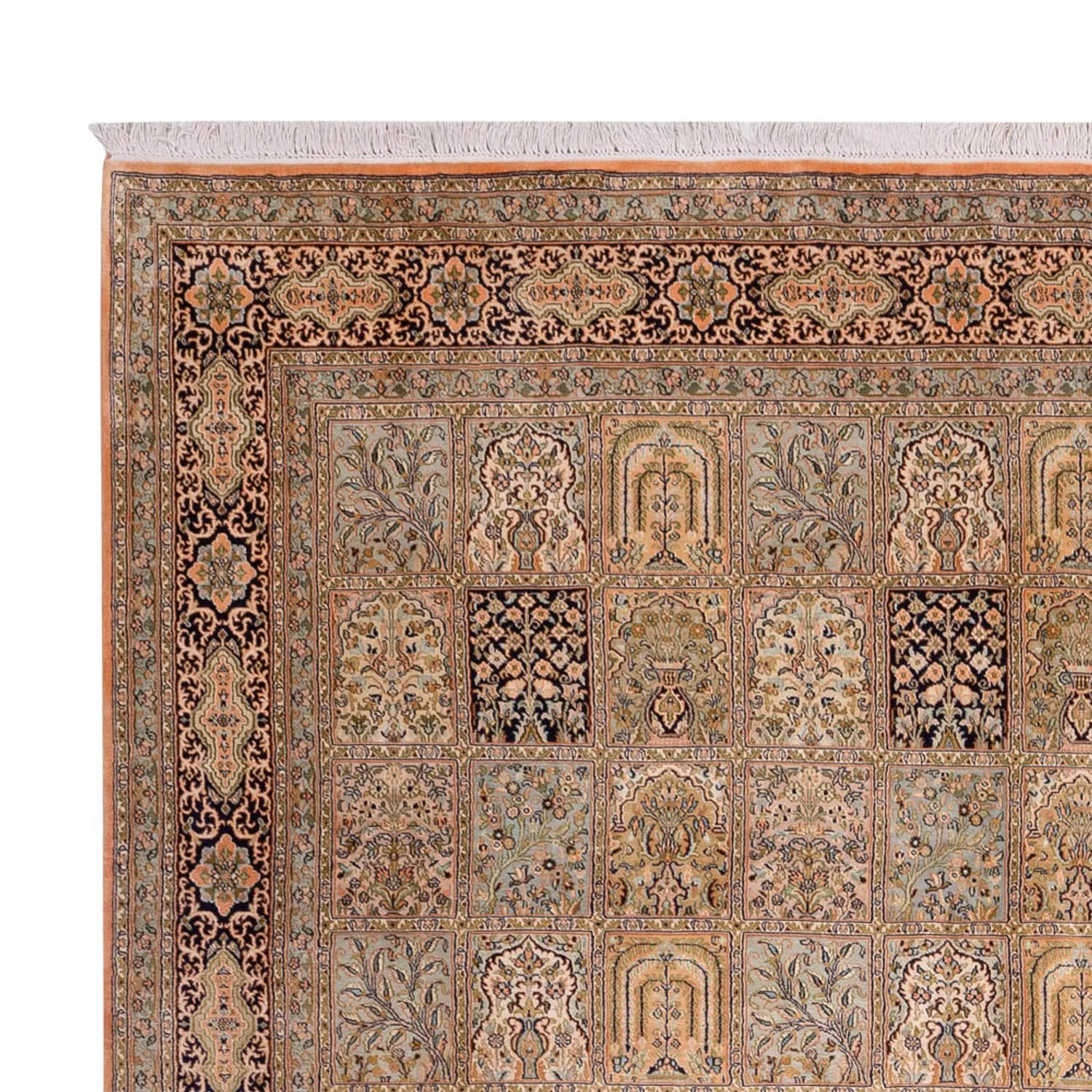 Kaschmir Seide Teppich 378x273cm - Orientteppich - Image 3