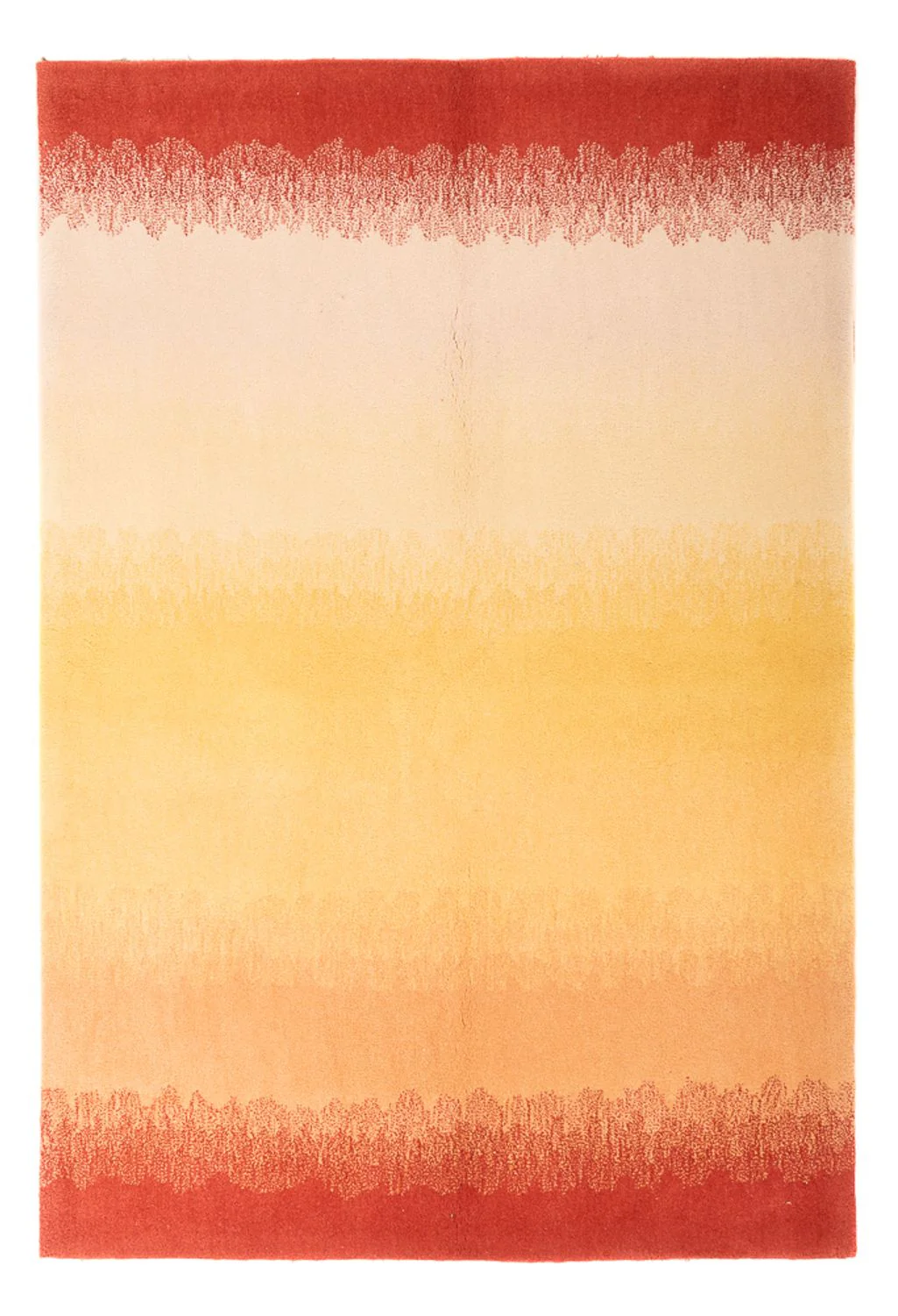 Wollteppich - 170 x 115 cm - mehrfarbig