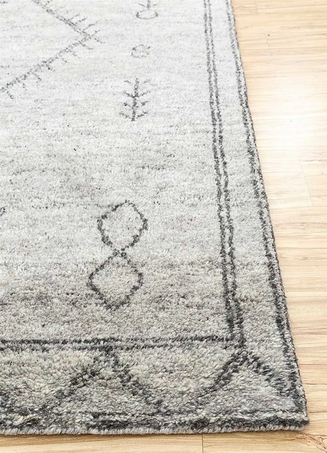 Wollteppich - 240 x 150 cm - beige - Image 3