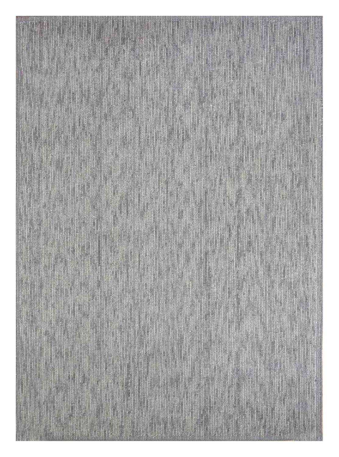 Wollteppich - 240 x 150 cm - grau