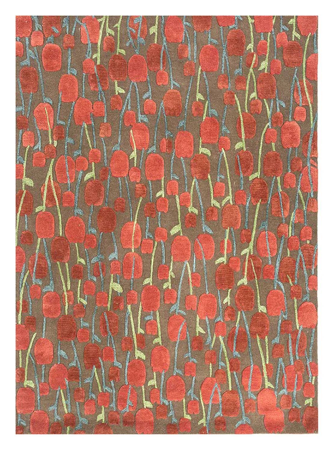 Wollteppich - 270 x 180 cm - beige