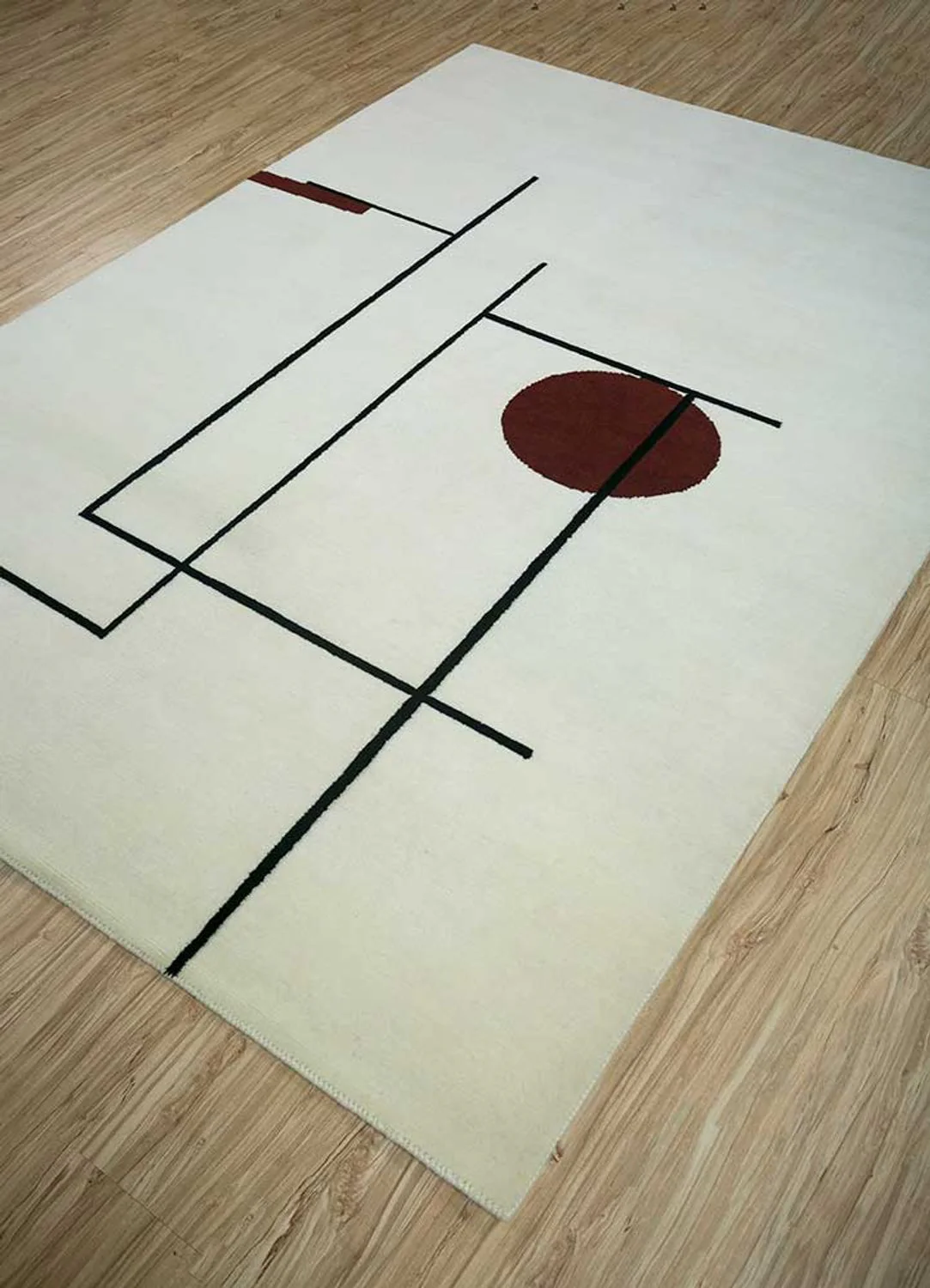 Wollteppich - 270 x 180 cm - hellgrau - Image 2