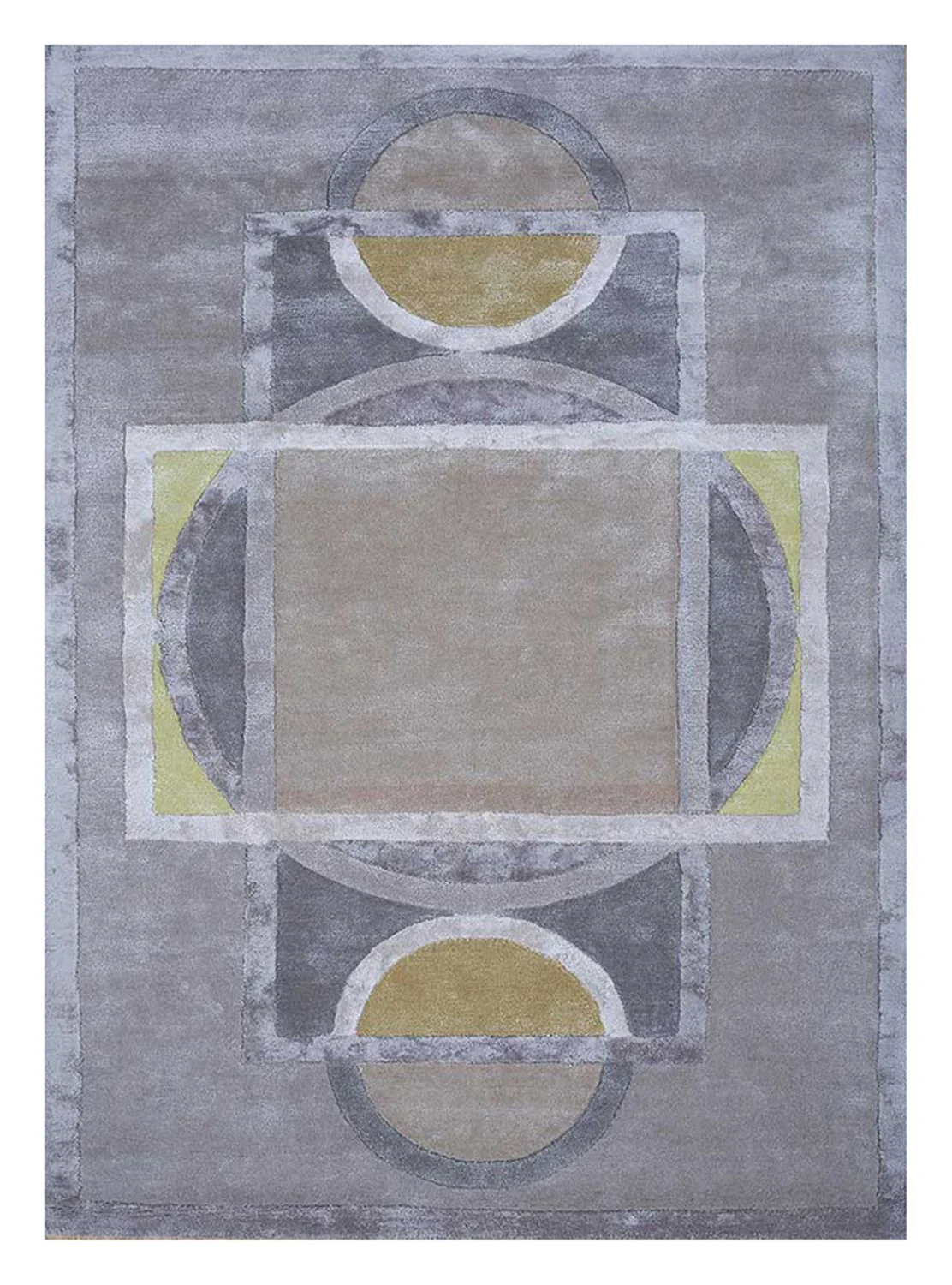 Wollteppich - 270 x 180 cm - violett