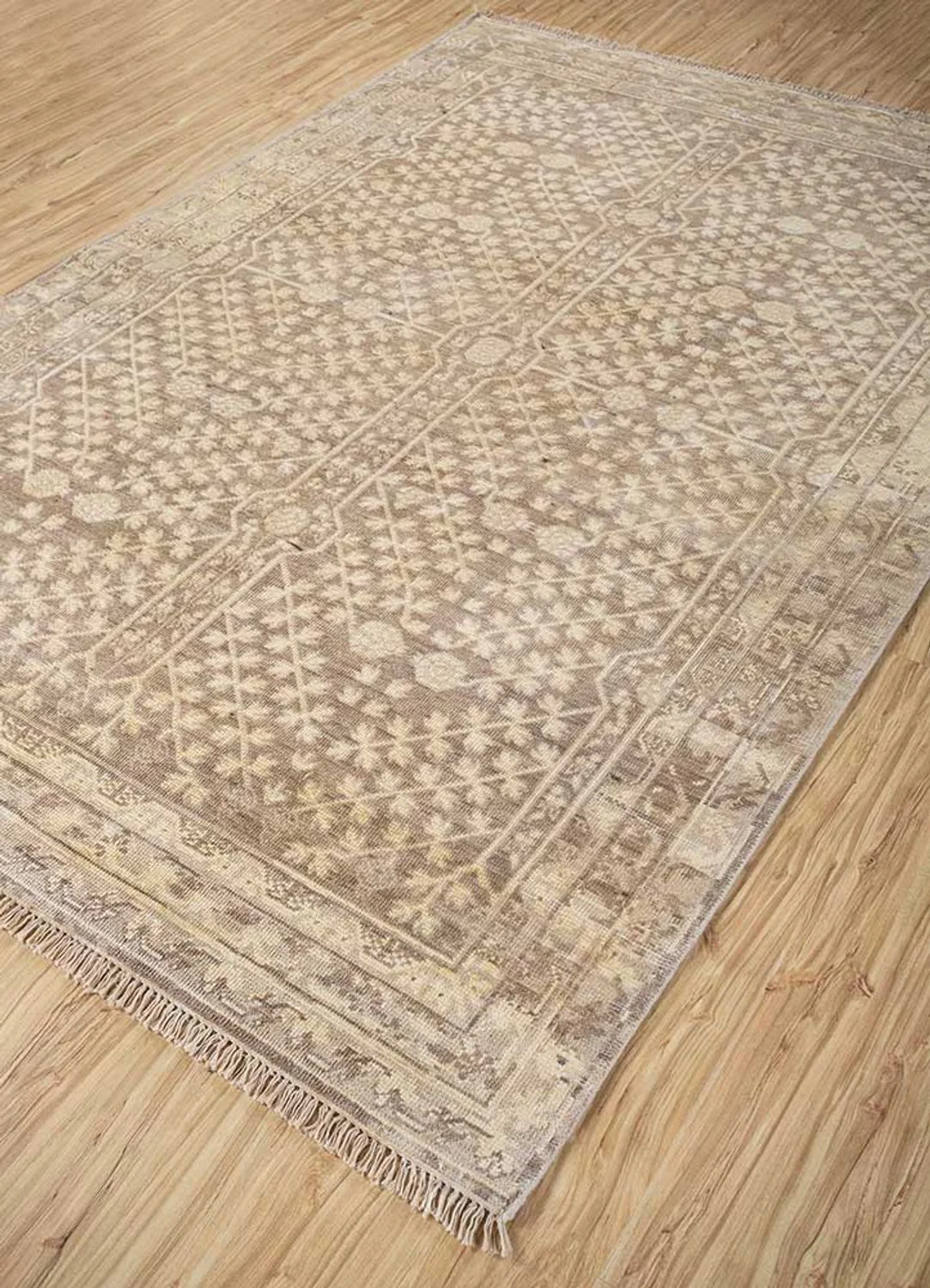 Wollteppich - 300 x 240 cm - dunkelbeige - Image 2