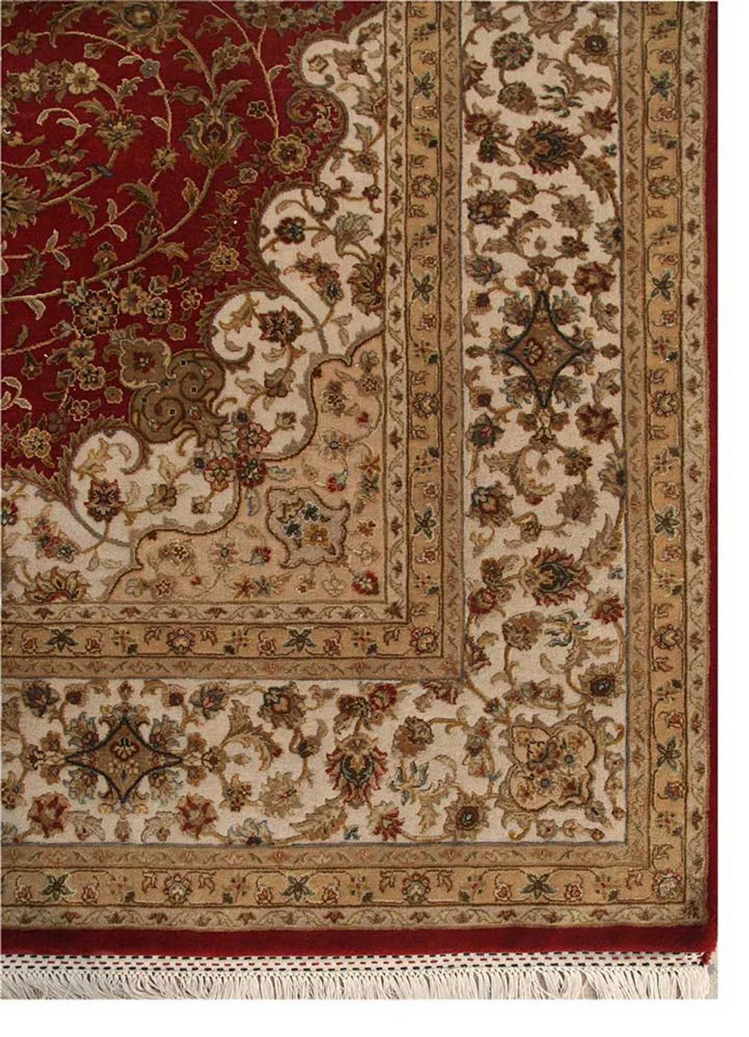 Wollteppich - 300 x 240 cm - weinrot - Image 2