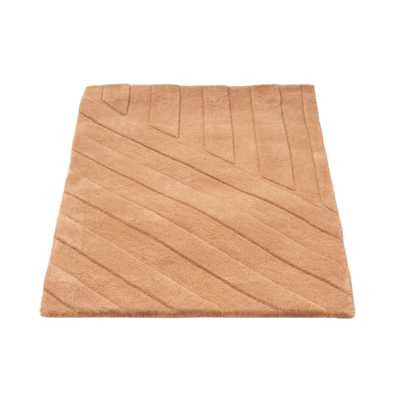 Wollteppich - 90 x 60 cm - lachs - Image 5