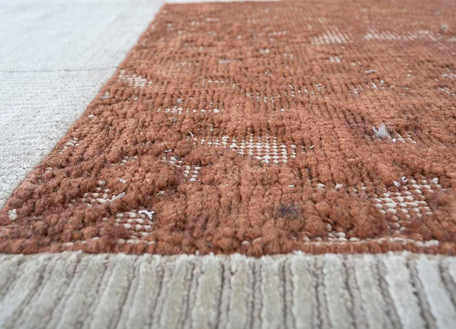 Wollteppich sonderform  - 180 x 150 cm - creme - Image 5
