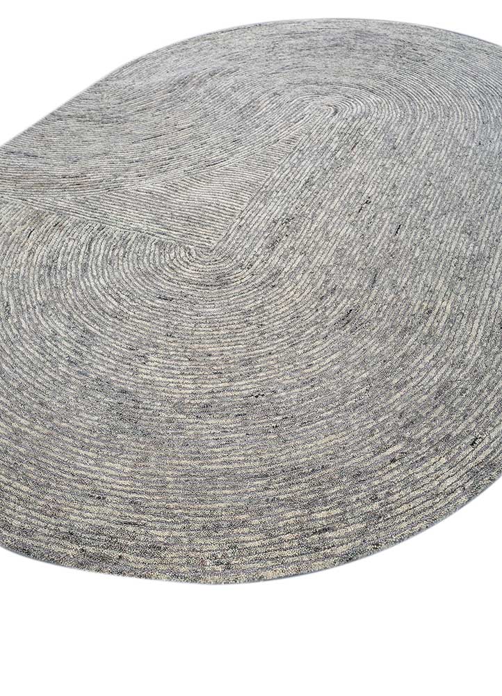 Wollteppich sonderform  - 225 x 150 cm - grau - Image 2