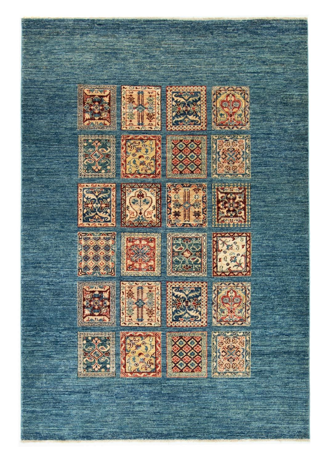 Ziegler Teppich 209 x 145 cm - seeblau