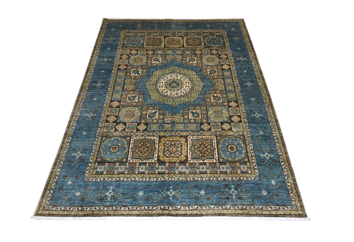 Ziegler Teppich 274 x 210 cm - blau - Image 2