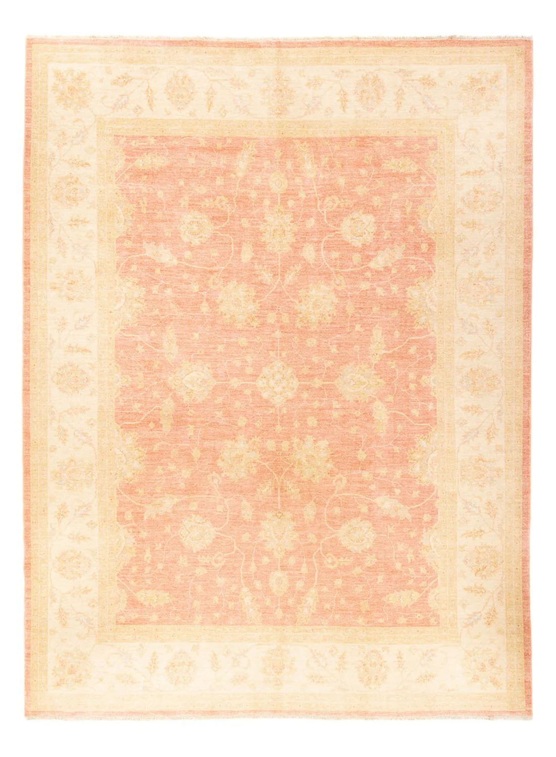 Ziegler Teppich - 347 x 258 cm - hellrot