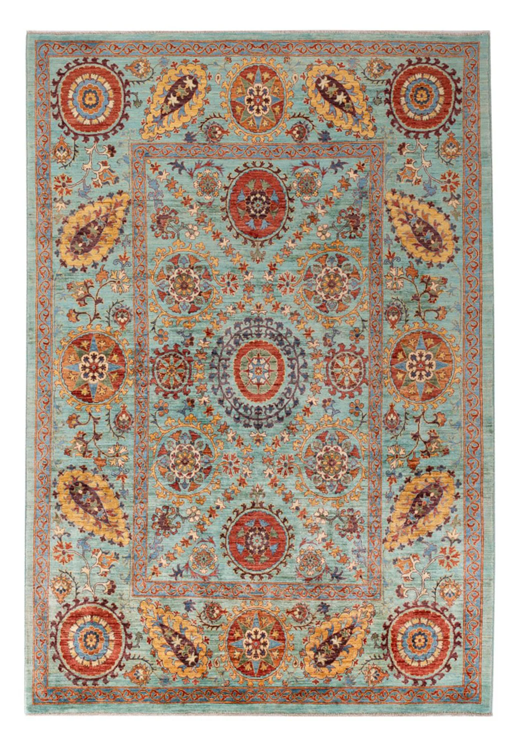 Ziegler Teppich - Ariana - 275 x 187 cm - hellblau