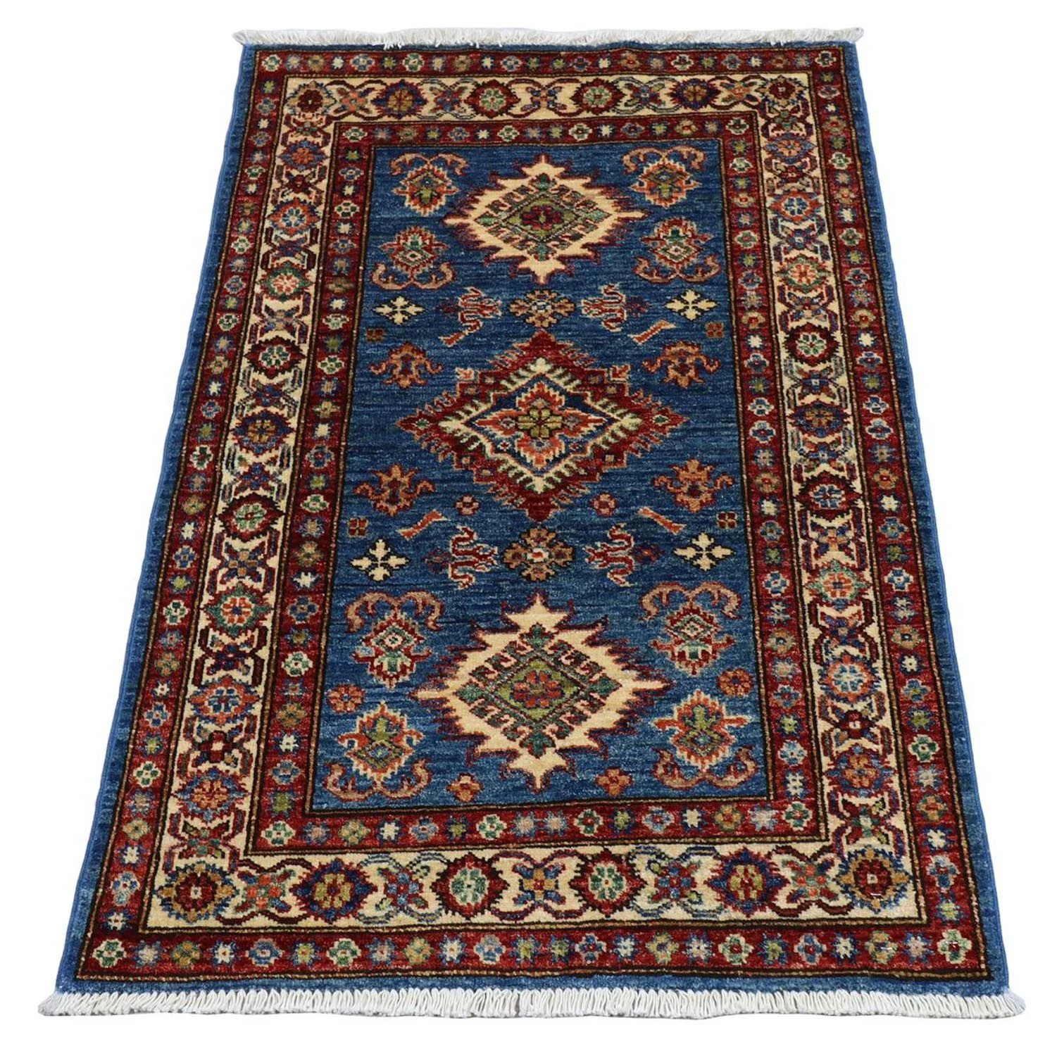Ziegler Teppich - Kazak 118 x 82 cm - türkis