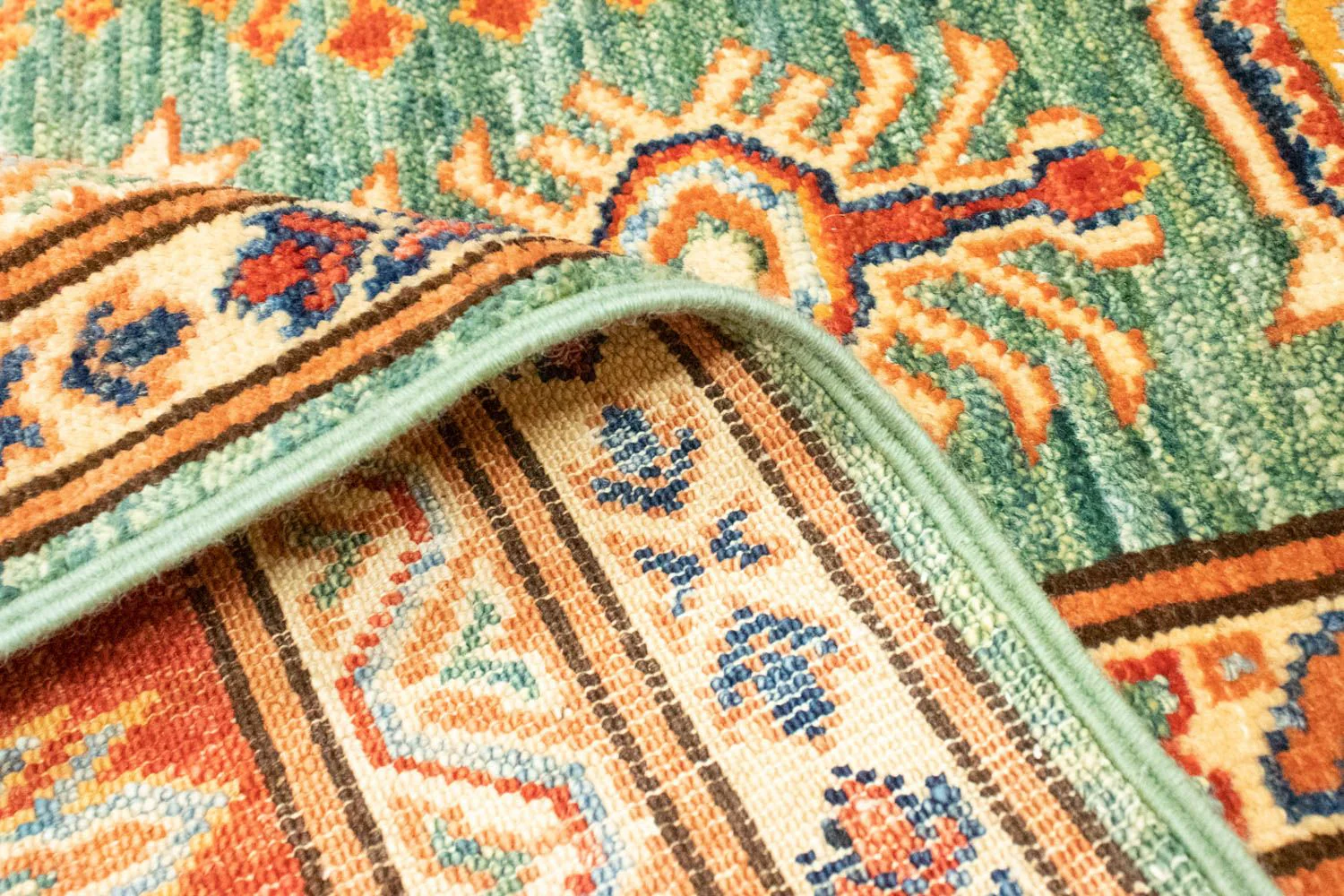 Ziegler Teppich - Kazak 211 x 150 cm - grün - Image 4