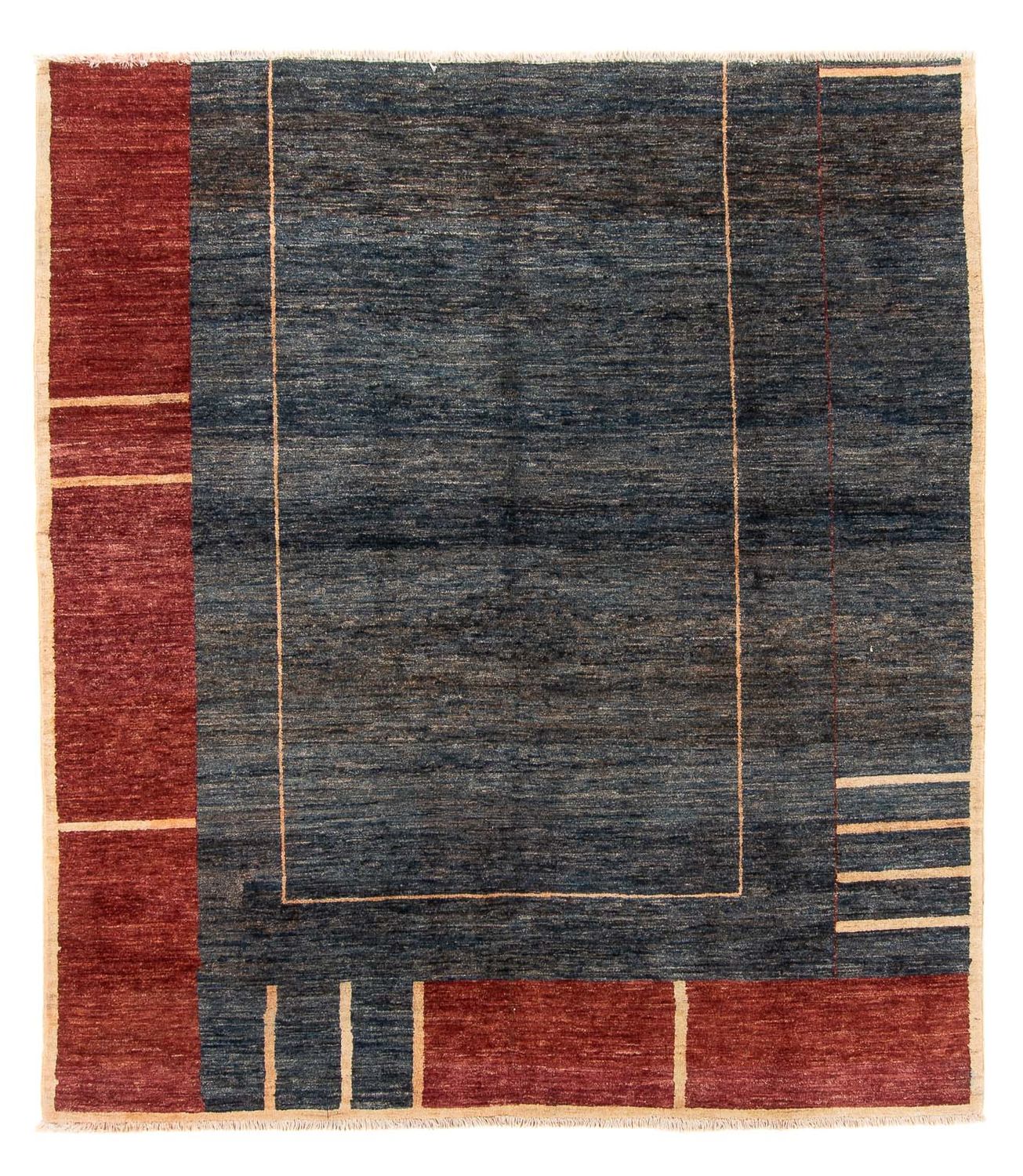 Ziegler Teppich - Modern quadratisch - 215 x 197 cm - blau