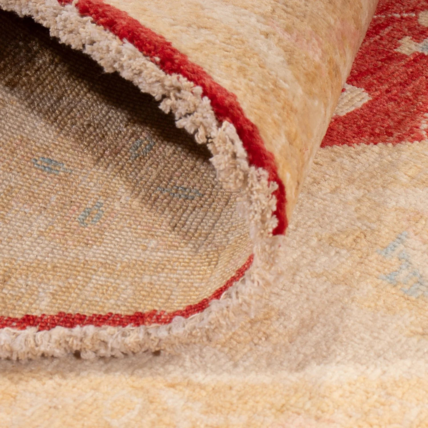 Ziegler Teppich rund - 153 x 150 cm - rot - Image 3