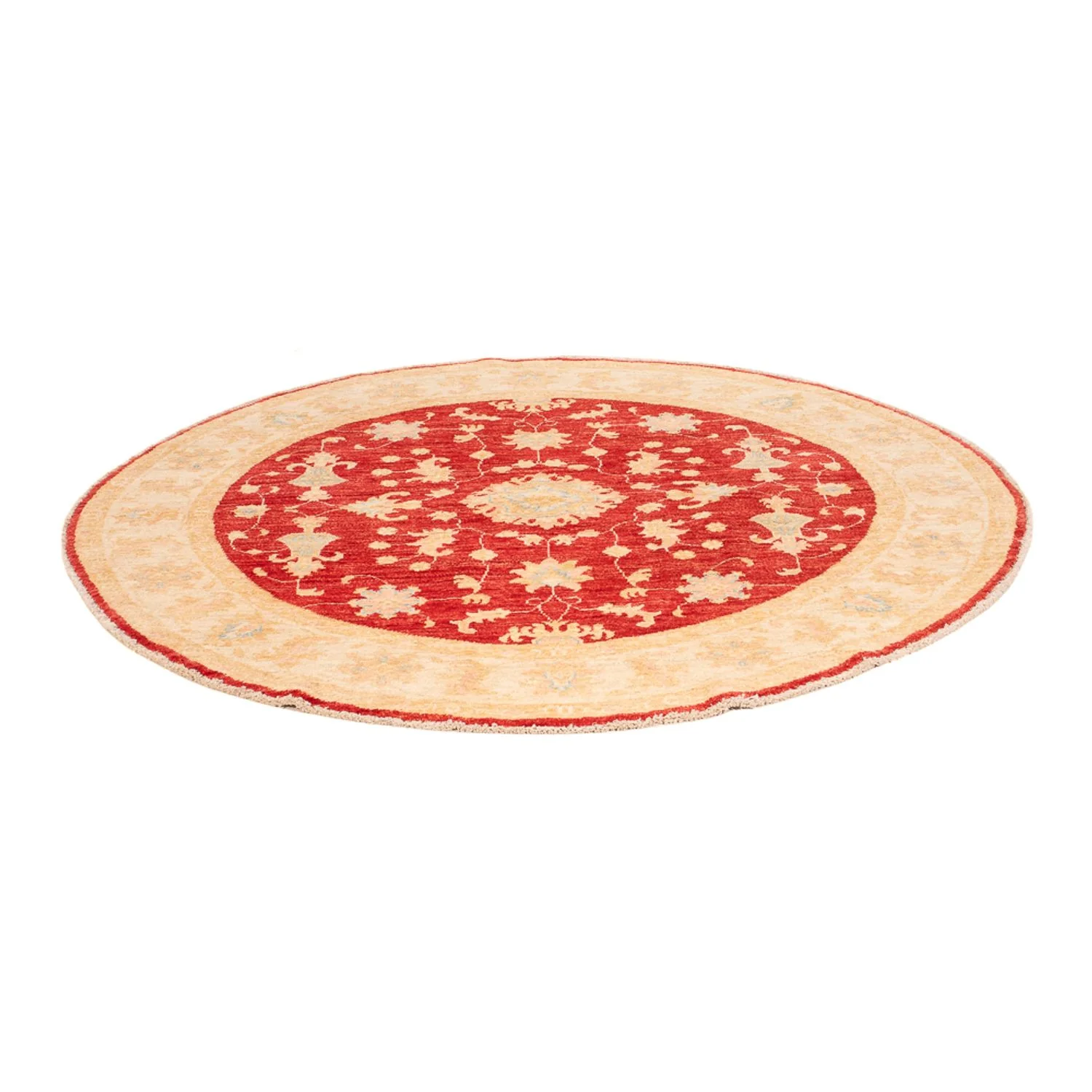 Ziegler Teppich rund - 153 x 150 cm - rot - Image 4