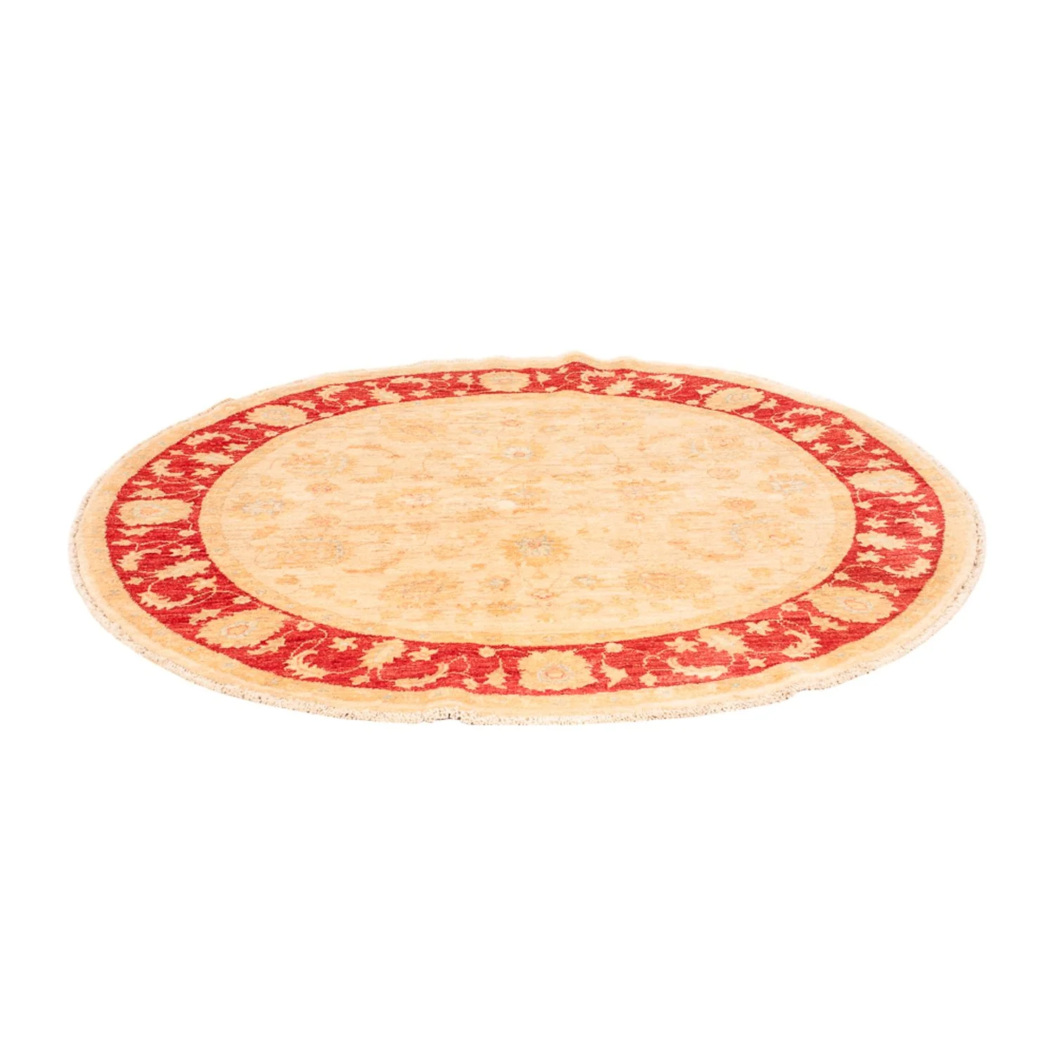 Ziegler Teppich rund - 153 x 151 cm - beige - Image 4